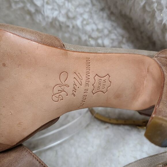 MS‎ Pointed Toe Ankle Strap Heels Sz 9 - Picture 9 of 9